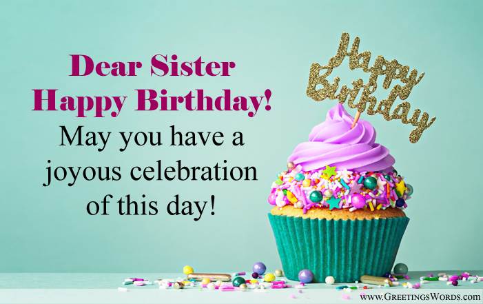 Happy Birthday Wishes Messages For Sister