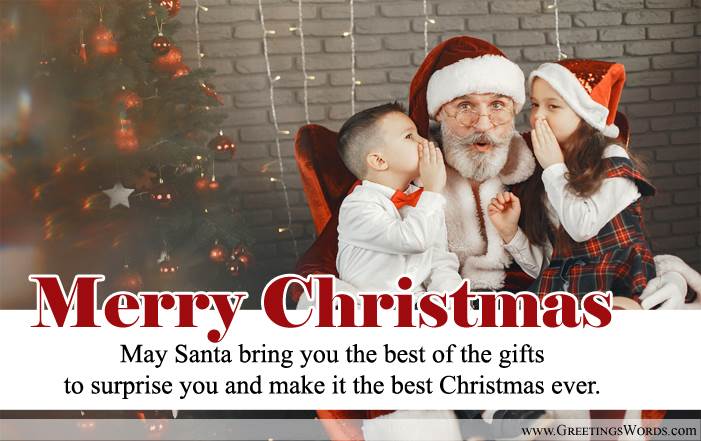 Christmas Greetings Wishes Messages For Kids