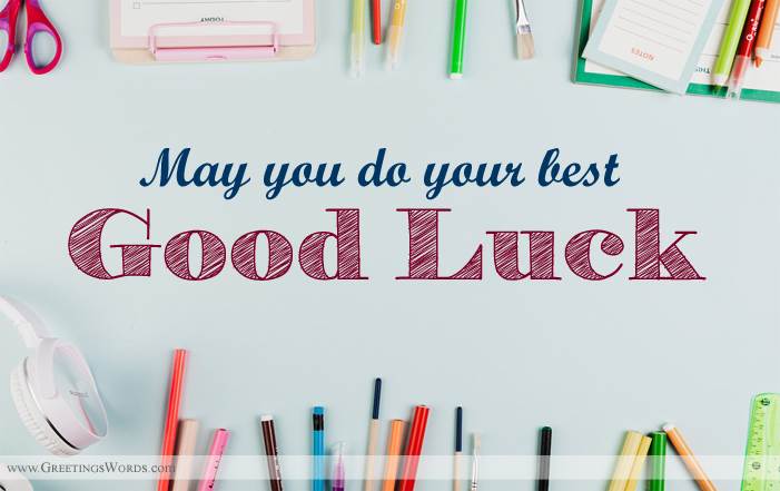 Good Luck Wishes For Exam | Best Wishes For Exam