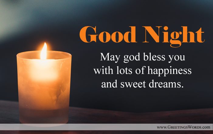 Religious Good Night Greetings Messages