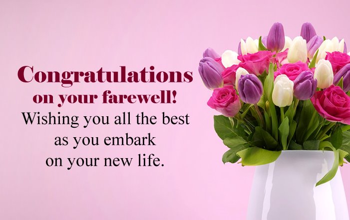 Farewell Messages | Congratulations Wishes For Farewell