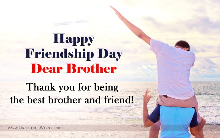 Happy Friendship Day Messages For Brother