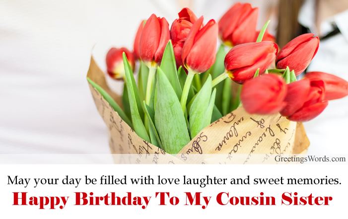 Happy Birthday Wishes Messages For Cousin Sister