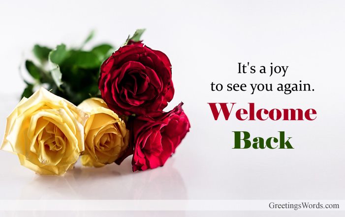 Welcome Back Messages And Wishes