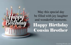 Happy Birthday Wishes & Messages for Your Cousin Brother