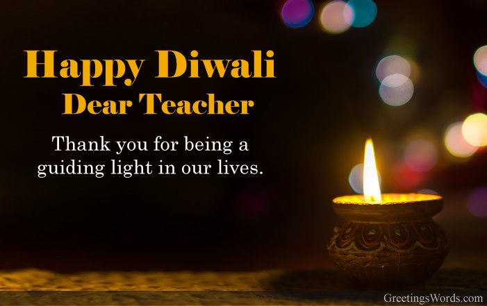 Happy Diwali Wishes Messages For Teacher