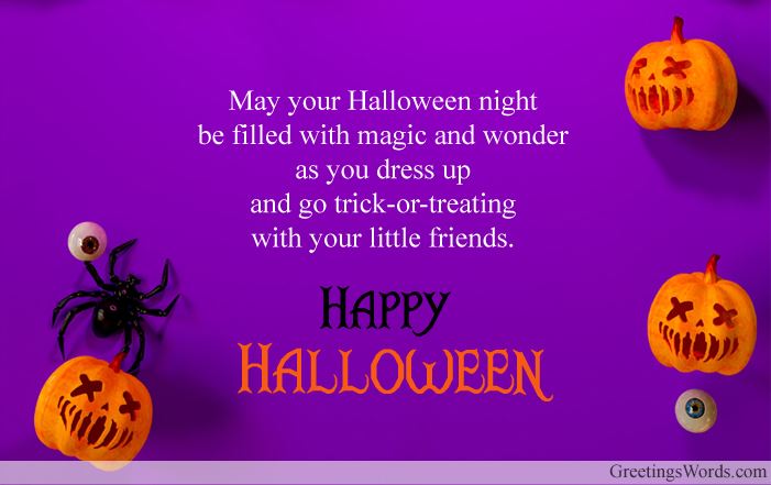 Happy Halloween Wishes Messages For Kids