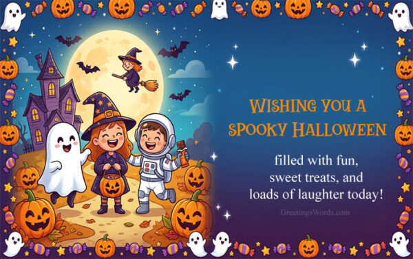 Happy Halloween Wishes For Kids