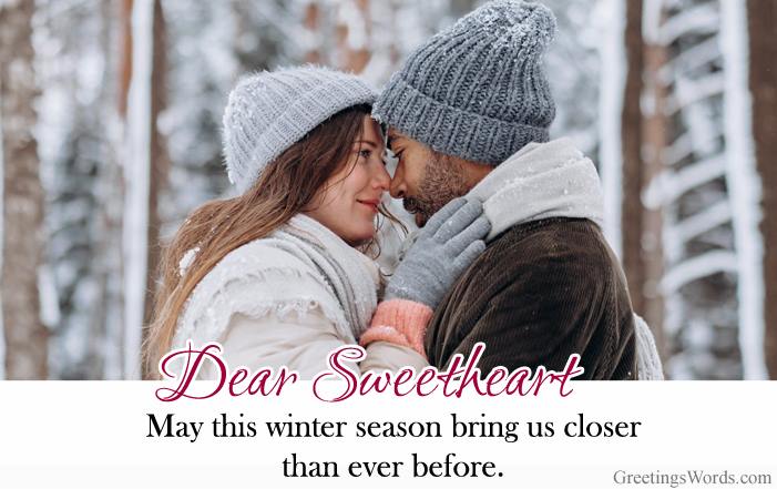 Happy Winter Wishes Messages For Girlfriend Boyfriend