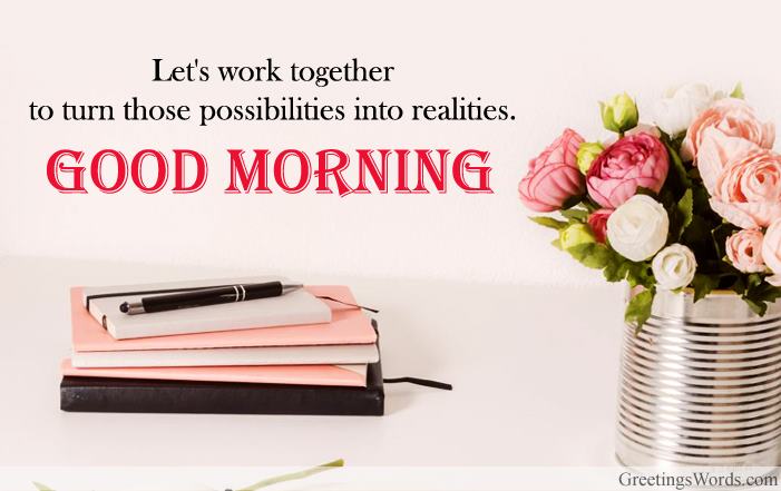 Corporate Good Morning Wishes Messages