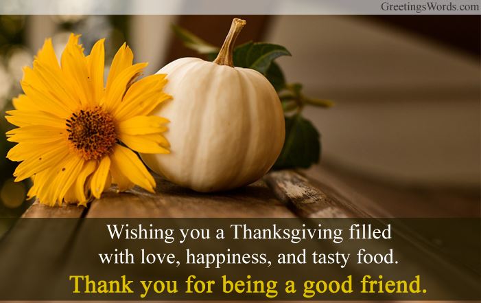 Thanksgiving Messages For Friends | Happy Thanksgiving Wishes