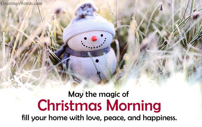 Christmas Good Morning Messages
