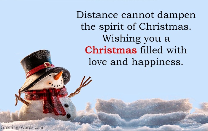 Christmas Messages For Loved Ones Far Away
