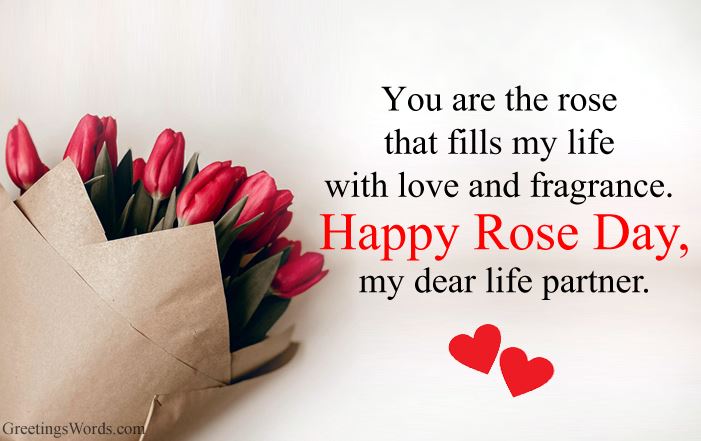 Rose Day Messages For Husband Wife
