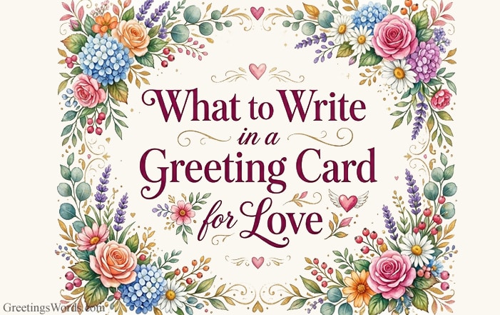 What to Write in a Greeting Card for Love