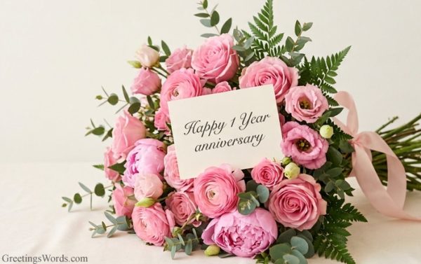 Sweet Anniversary Messages for Couples Celebrating 1 Year