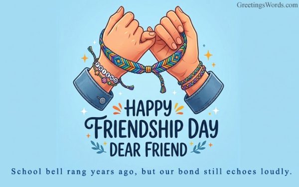 20 Heartfelt Friendship Day Wishes Messages for School Friends