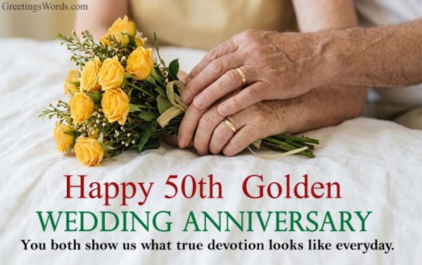 50th Golden Wedding Anniversary Wishes for Grandparents: 20 Heartfelt Messages