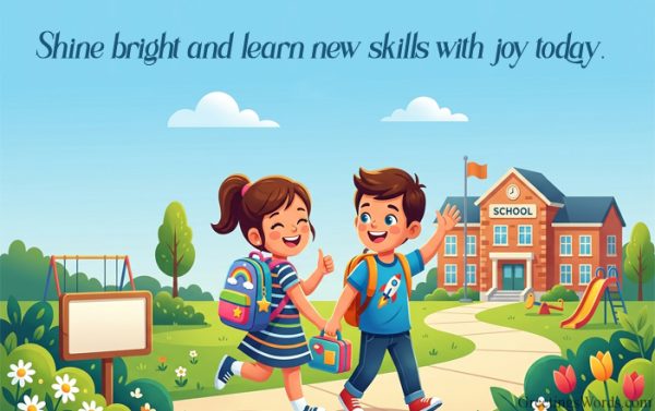 20 Best First Day of School Messages for Son / Daughter