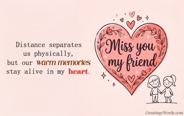 Miss You Messages for Best Friend: Heartfelt Quotes