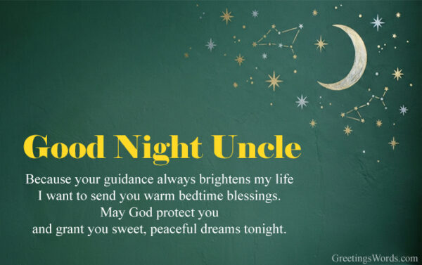 20 Heartwarming Good Night Messages for Uncle to Send Tonight